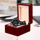 Coolest Dad Ever | Engraved Design Black Chronograph Watch