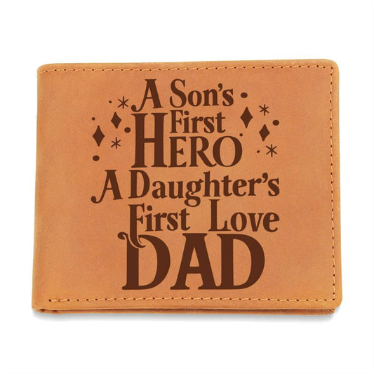 To My Dad | Daughter's First Love | Leather Wallet