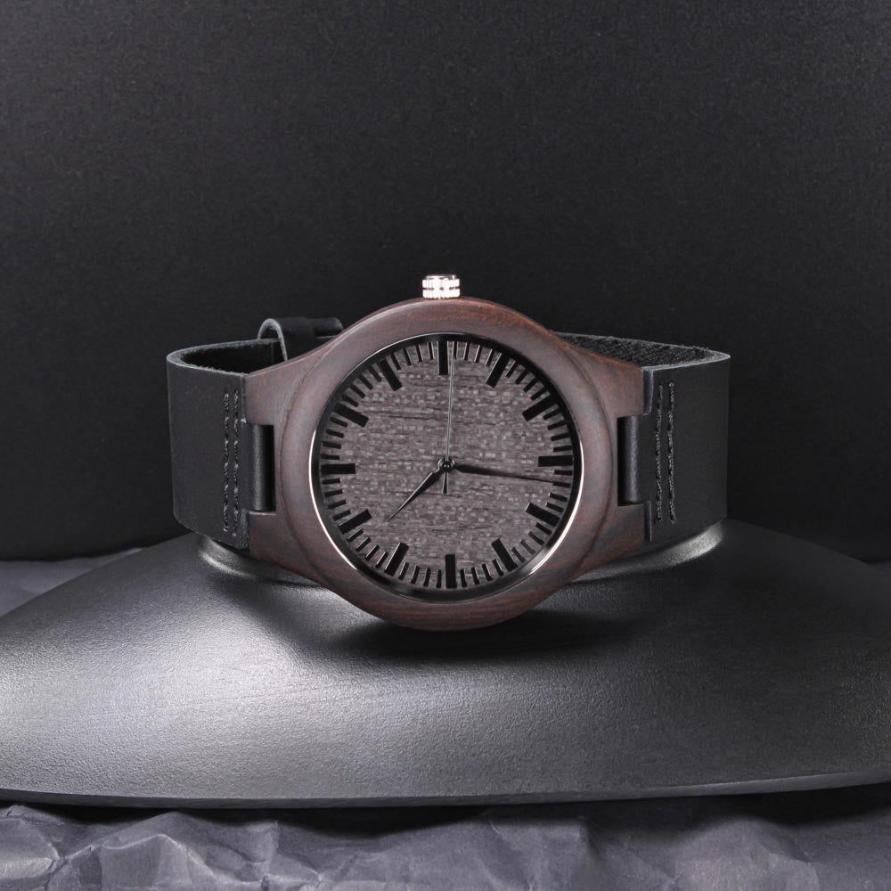 Coolest Dad Ever | Engraved Wooden Watch