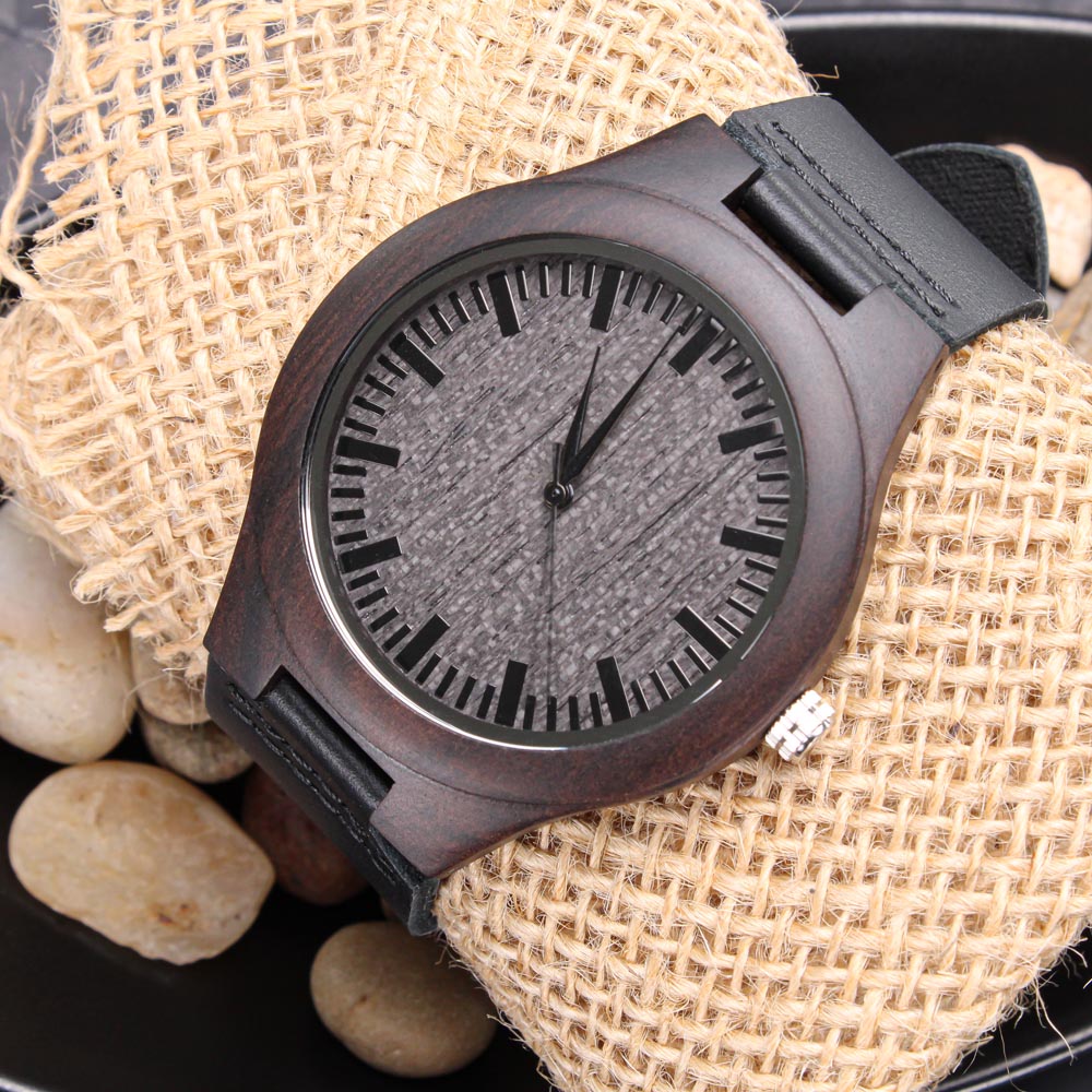 Coolest Dad Ever | Engraved Wooden Watch