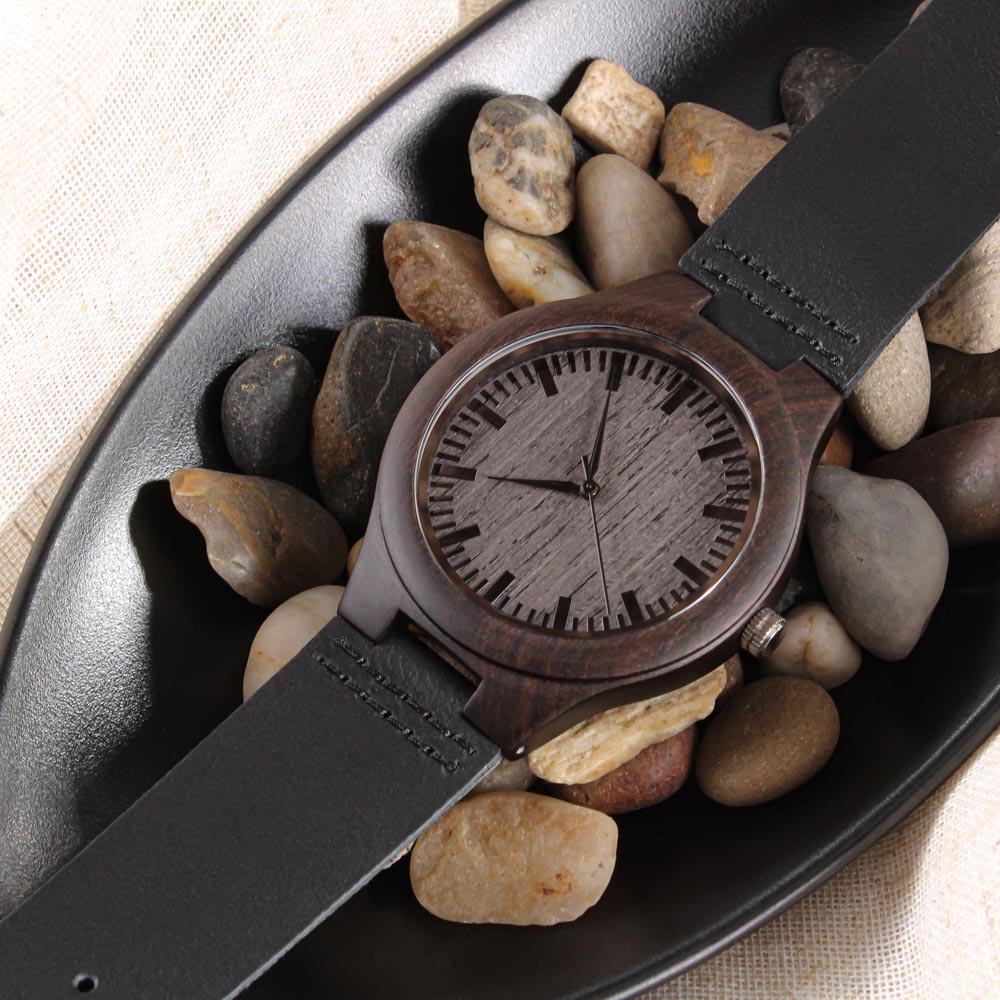 Coolest Dad Ever | Engraved Wooden Watch