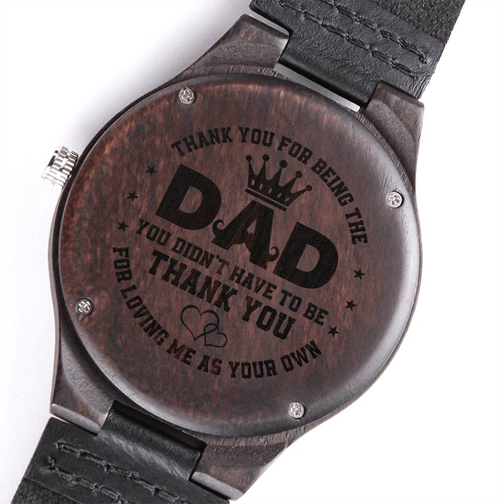Dad you are my Favorite | Engraved Wooden Watch
