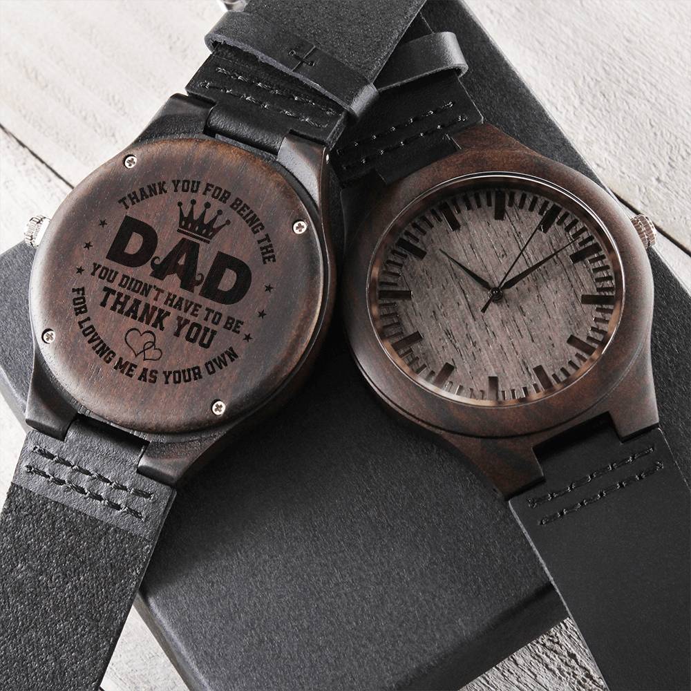 Dad you are my Favorite | Engraved Wooden Watch