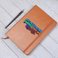 The Only Thing More Powerful Than Hate is Love | Graphic Leather Journal | Benito Collection
