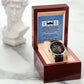 To My Dad | Happy Father's Day | From Your Son | Men's Openwork Watch