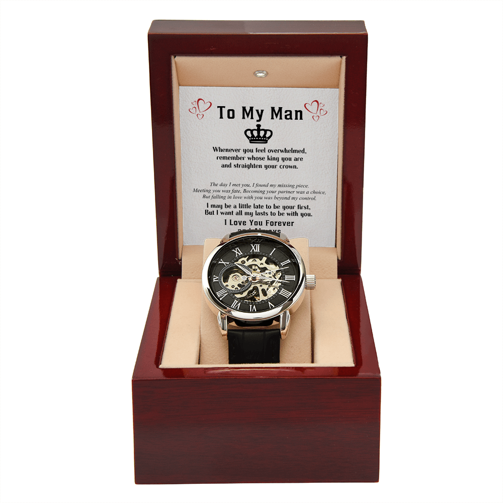 To My Man | Men's Openwork Watch