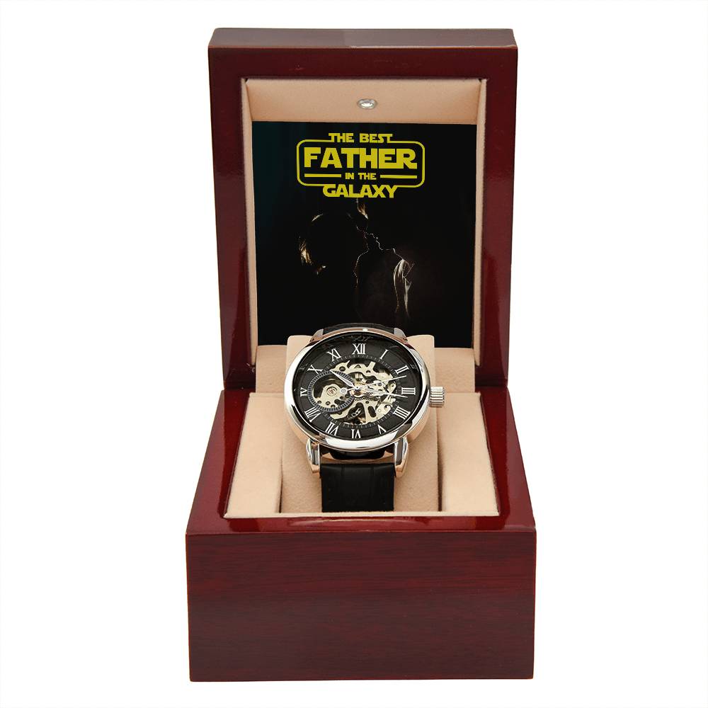 The Best Father in the Galaxy | Men's Openwork Watch
