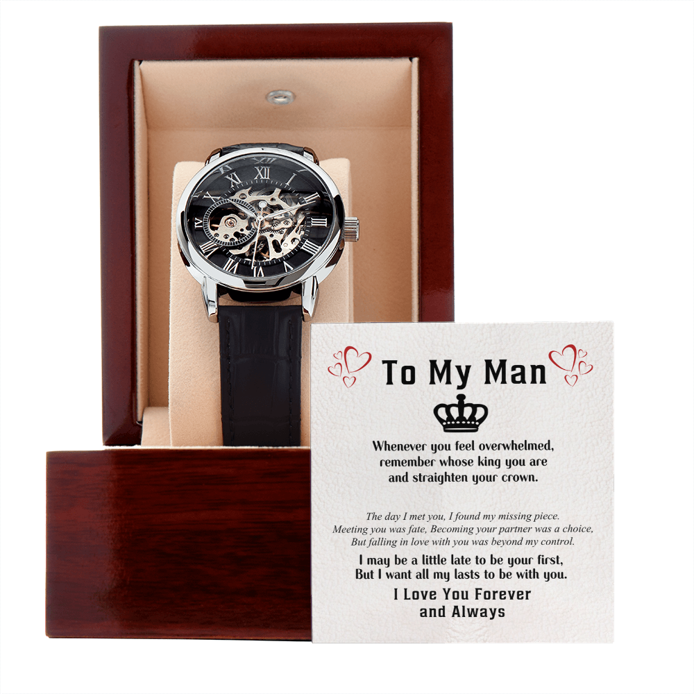 To My Man | Men's Openwork Watch