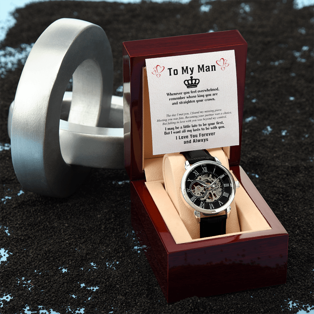 To My Man | Men's Openwork Watch