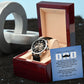 To My Dad | Happy Father's Day | From Your Son | Men's Openwork Watch