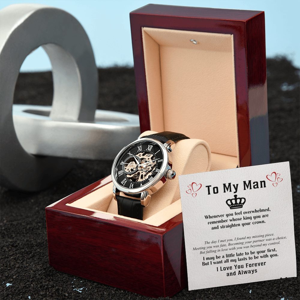 To My Man | Men's Openwork Watch