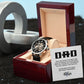 DAD | Happy Father's Day | Men's Openwork Watch