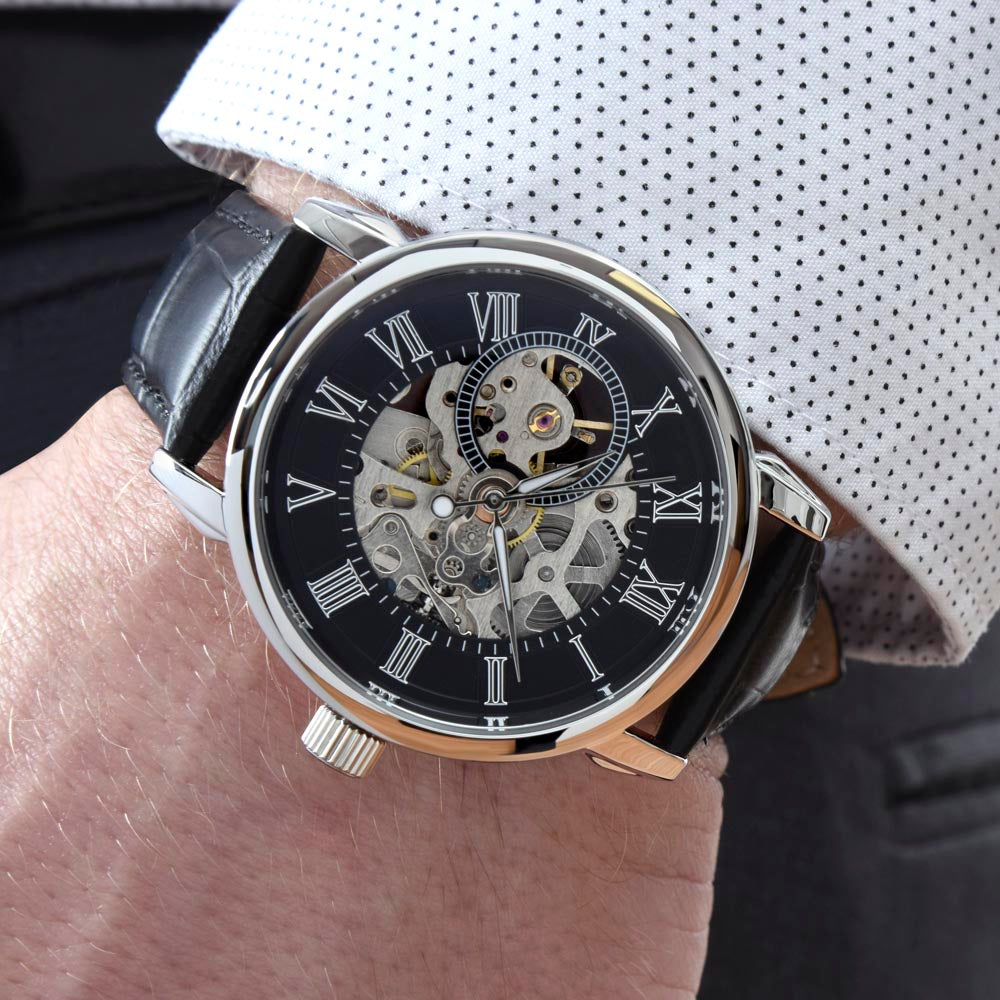 The Best Father in the Galaxy | Men's Openwork Watch