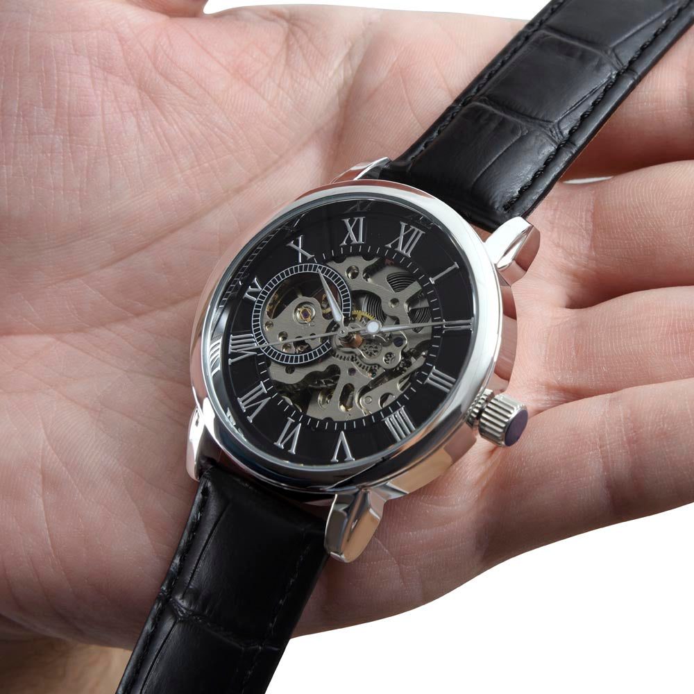 DAD | Happy Father's Day | Men's Openwork Watch