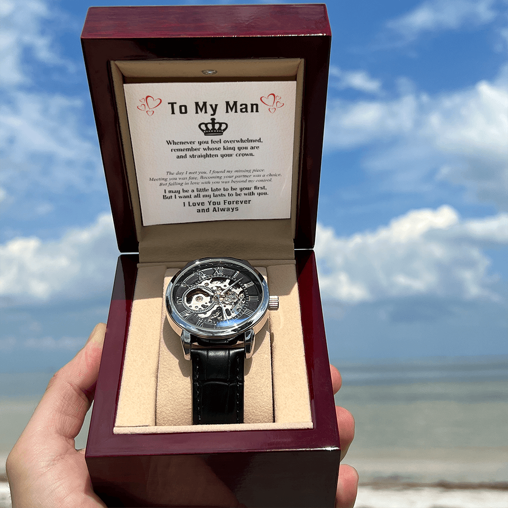 To My Man | Men's Openwork Watch
