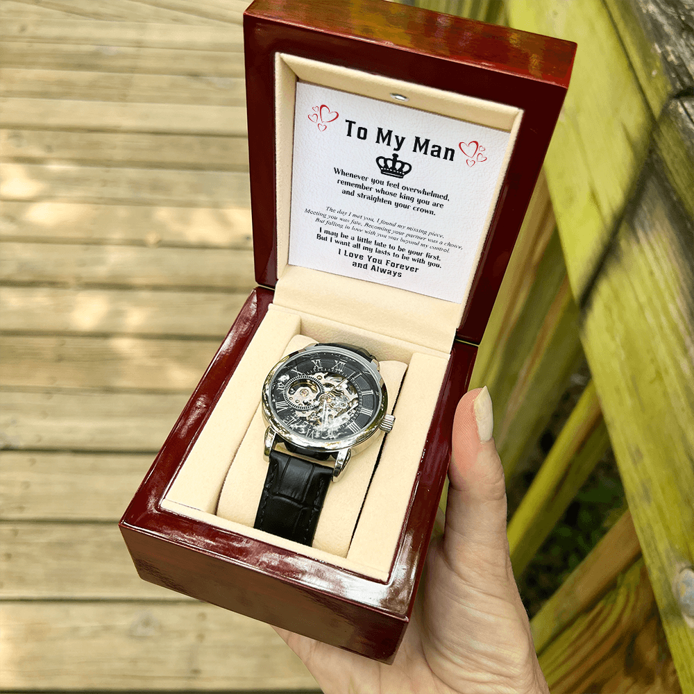 To My Man | Men's Openwork Watch