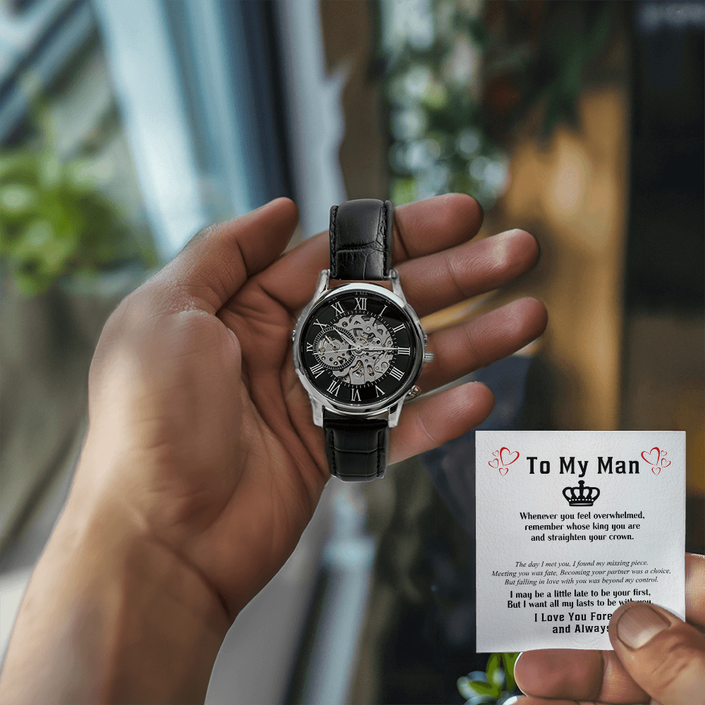 To My Man | Men's Openwork Watch