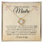 Para Mi Amada Madre | De Tu Hijo | Cadena Love Knot