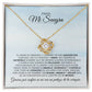 Para Mi Suegra | AGRADECIDA | Cadena Love Knot