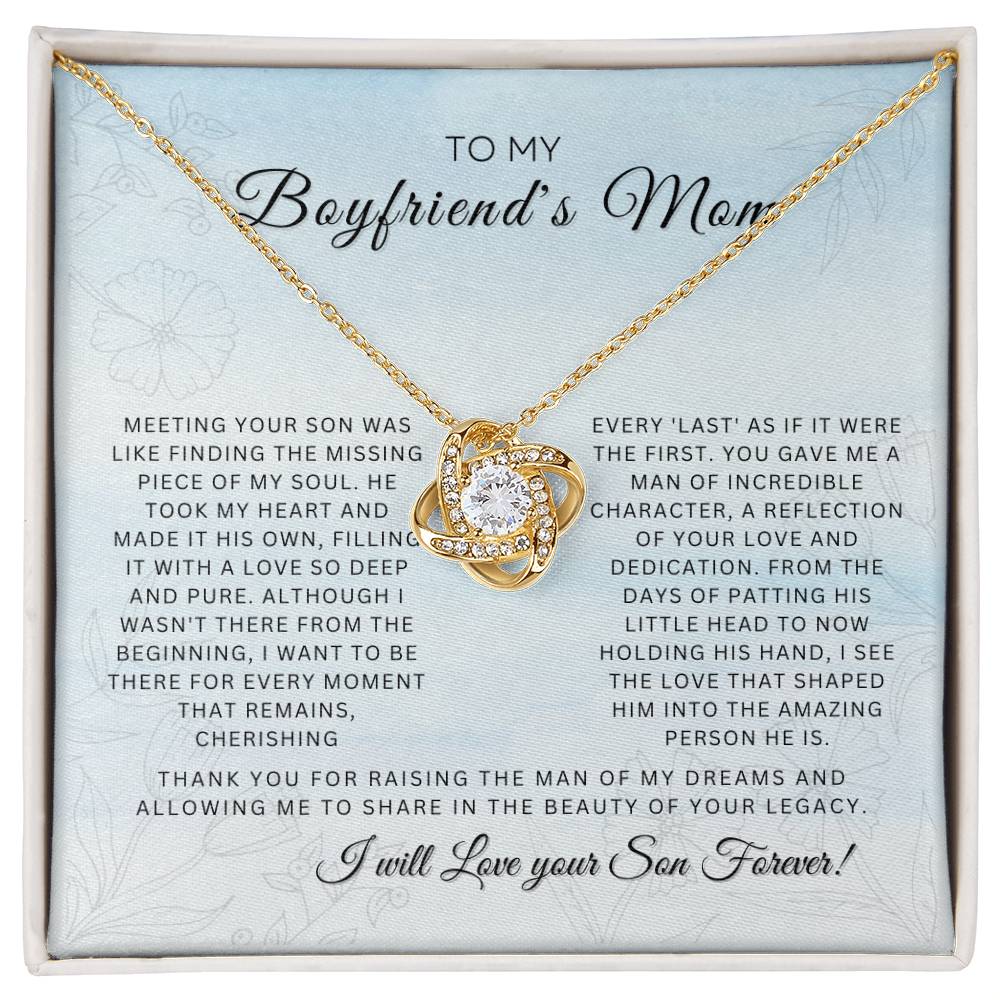 To My Boyfriend's Mom |  Love Knot Necklace