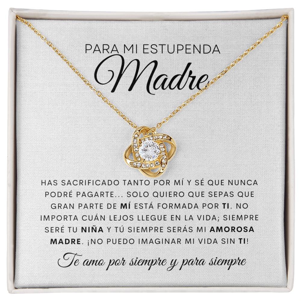 Para mi Estupenda Madre | De Tu Hijo | Cadena Love Knot