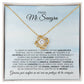 Para mi Suegra | AGRADECIDO | Cadena Love Knot