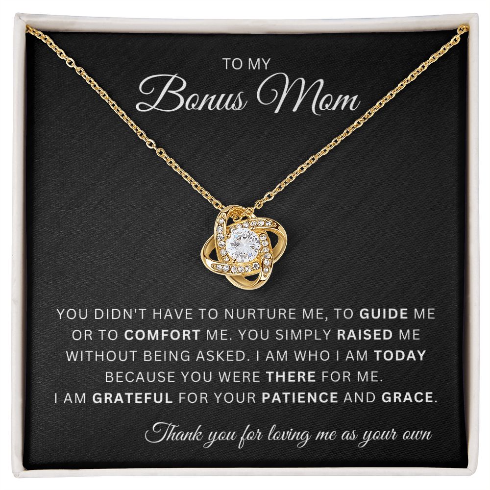 To My Bonus Mom | Love Knot Necklace (Nurture)