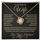 To My Beautiful Wife | Love Knot Necklace