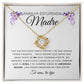 Para Mi Estupenda Madre | De Tu Hija | Cadena Love Knot
