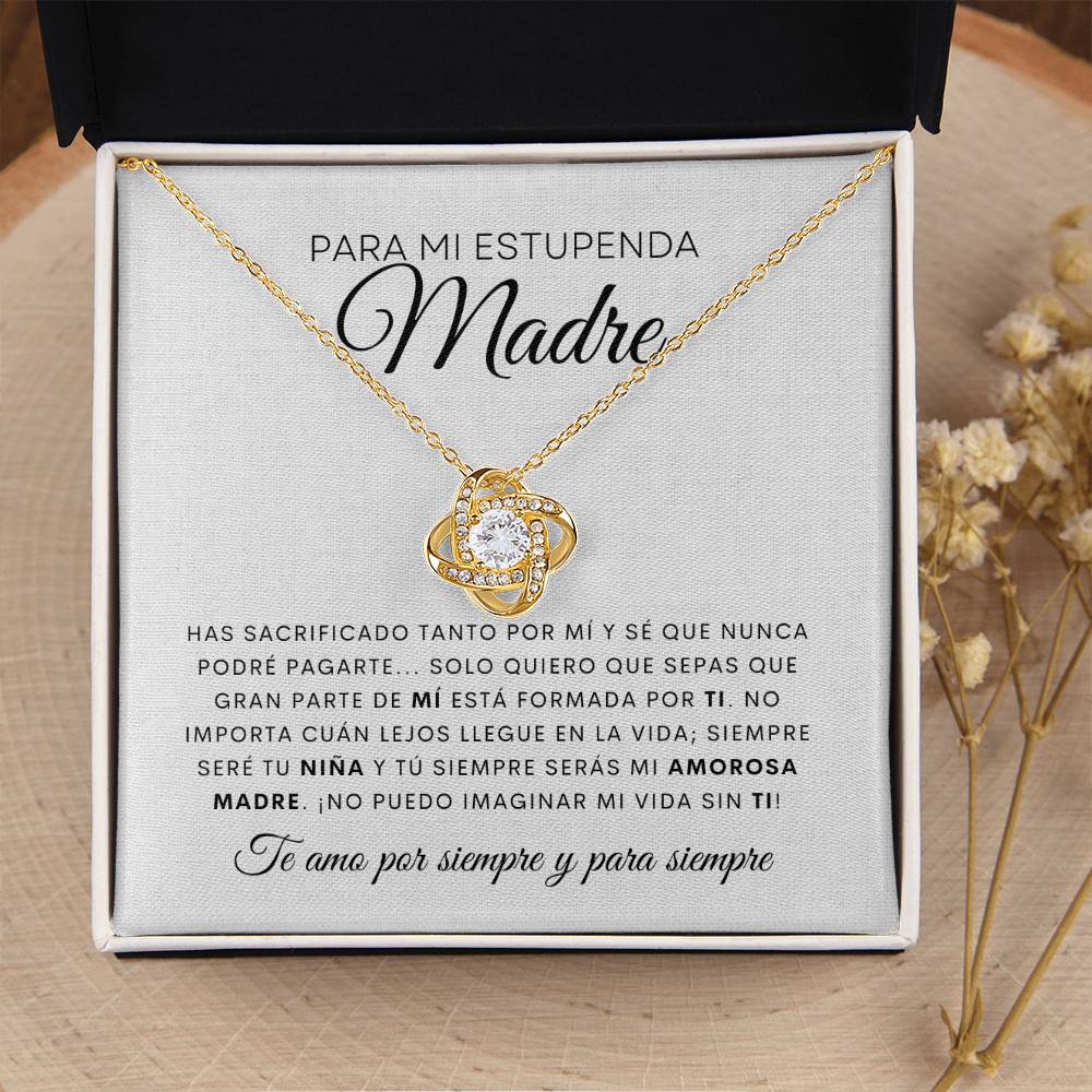 Para mi Estupenda Madre | De Tu Hijo | Cadena Love Knot
