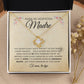 Para Mi Hermosa Madre | De Tu Hijo | Cadena Love Knot