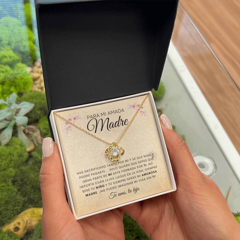 Para Mi Amada Madre | De Tu Hijo | Cadena Love Knot