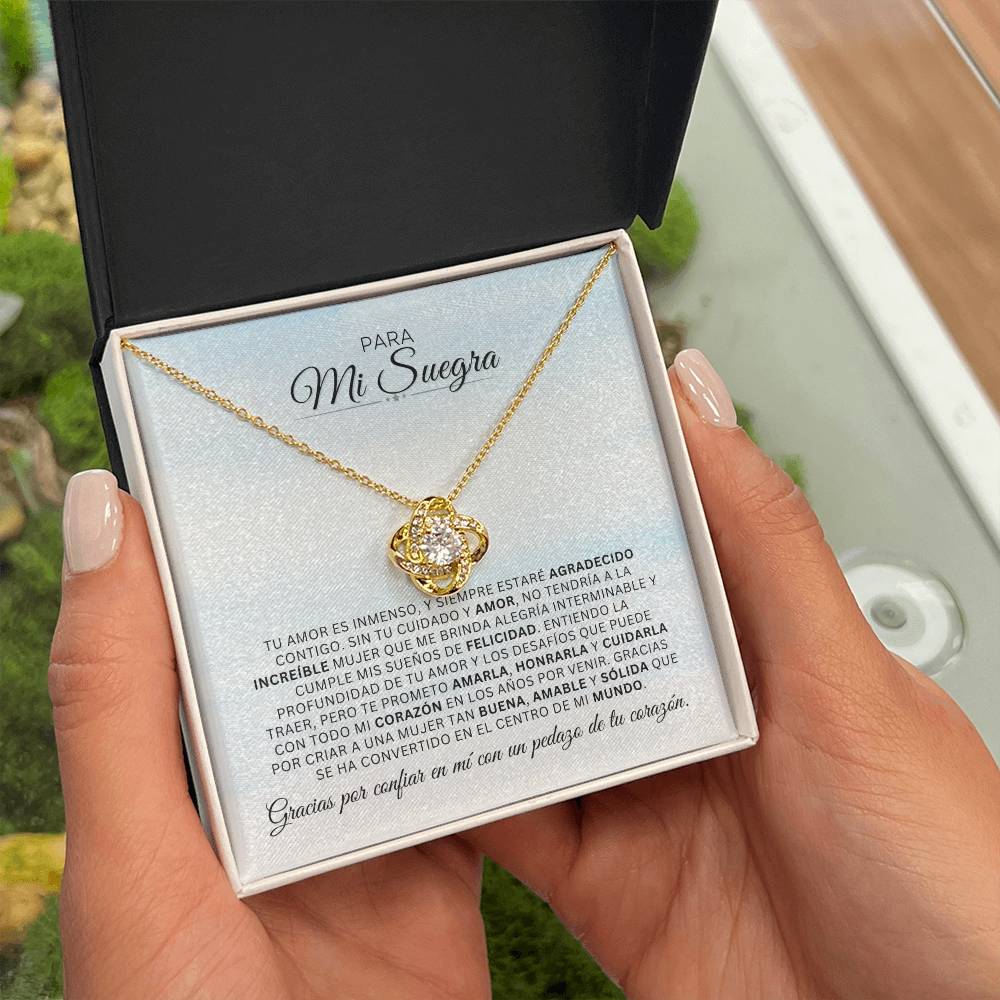 Para mi Suegra | AGRADECIDO | Cadena Love Knot