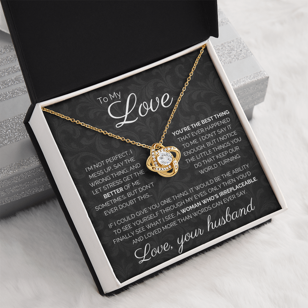 To My Love | Love Knot Necklace