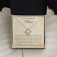 To My Awesome Mom | Love Knot Necklace | From Your Son