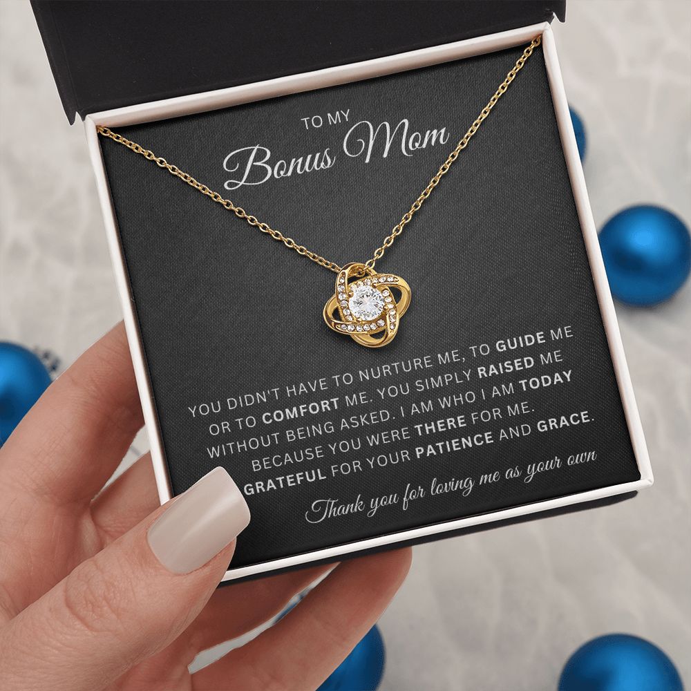 To My Bonus Mom | Love Knot Necklace (Nurture)