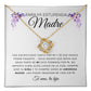 Para Mi Estupenda Madre | De Tu Hija | Cadena Love Knot