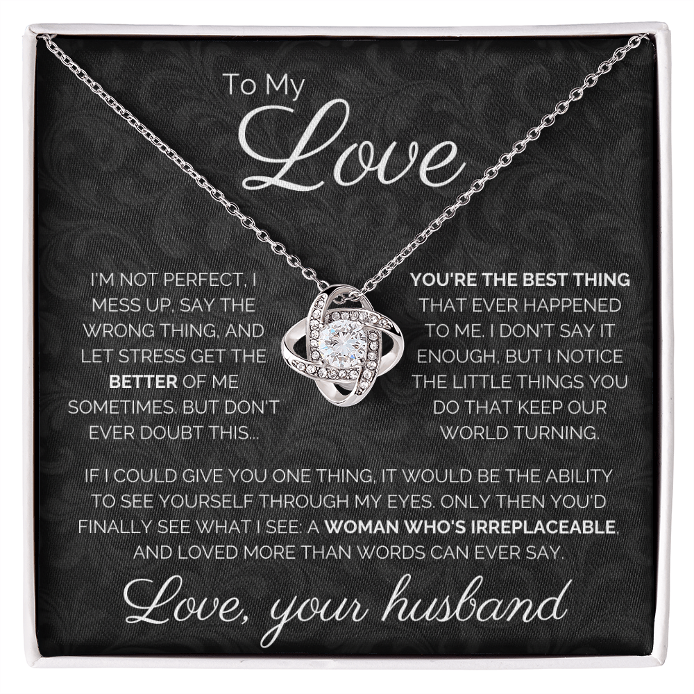 To My Love | Love Knot Necklace