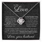 To My Love – Love Knot Necklace