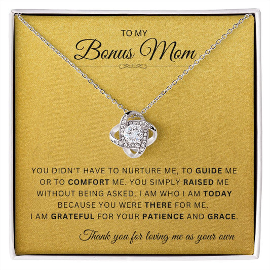 To My Bonus Mom | Love Knot Necklace