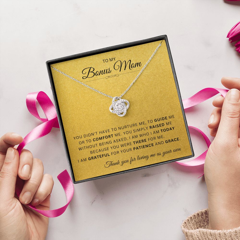 To My Bonus Mom | Love Knot Necklace