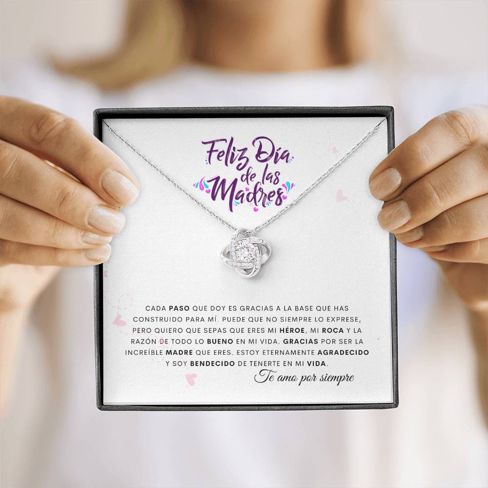 Feliz Día de las Madres | De tu Hijo | Cadena Love Knot