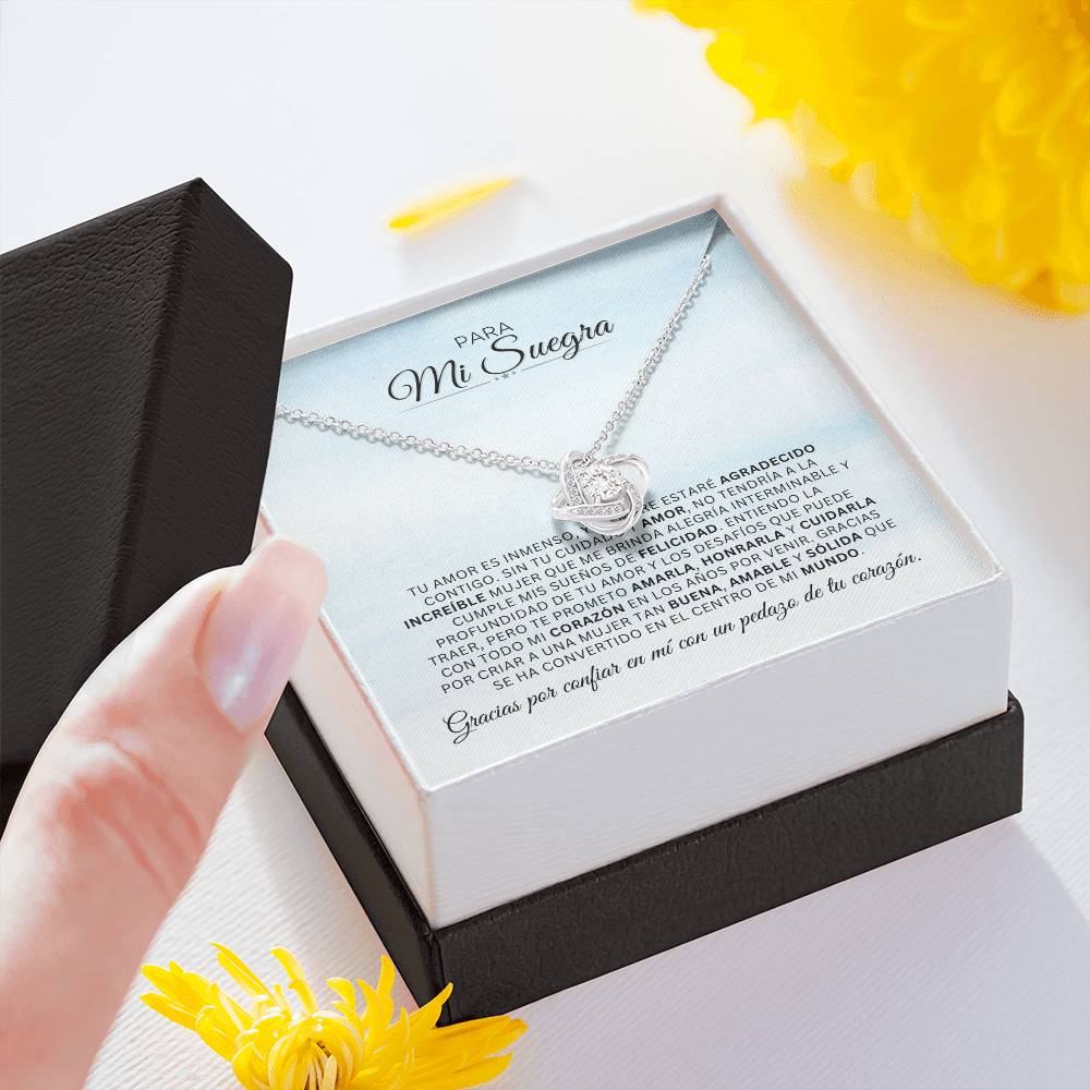Para mi Suegra | AGRADECIDO | Cadena Love Knot