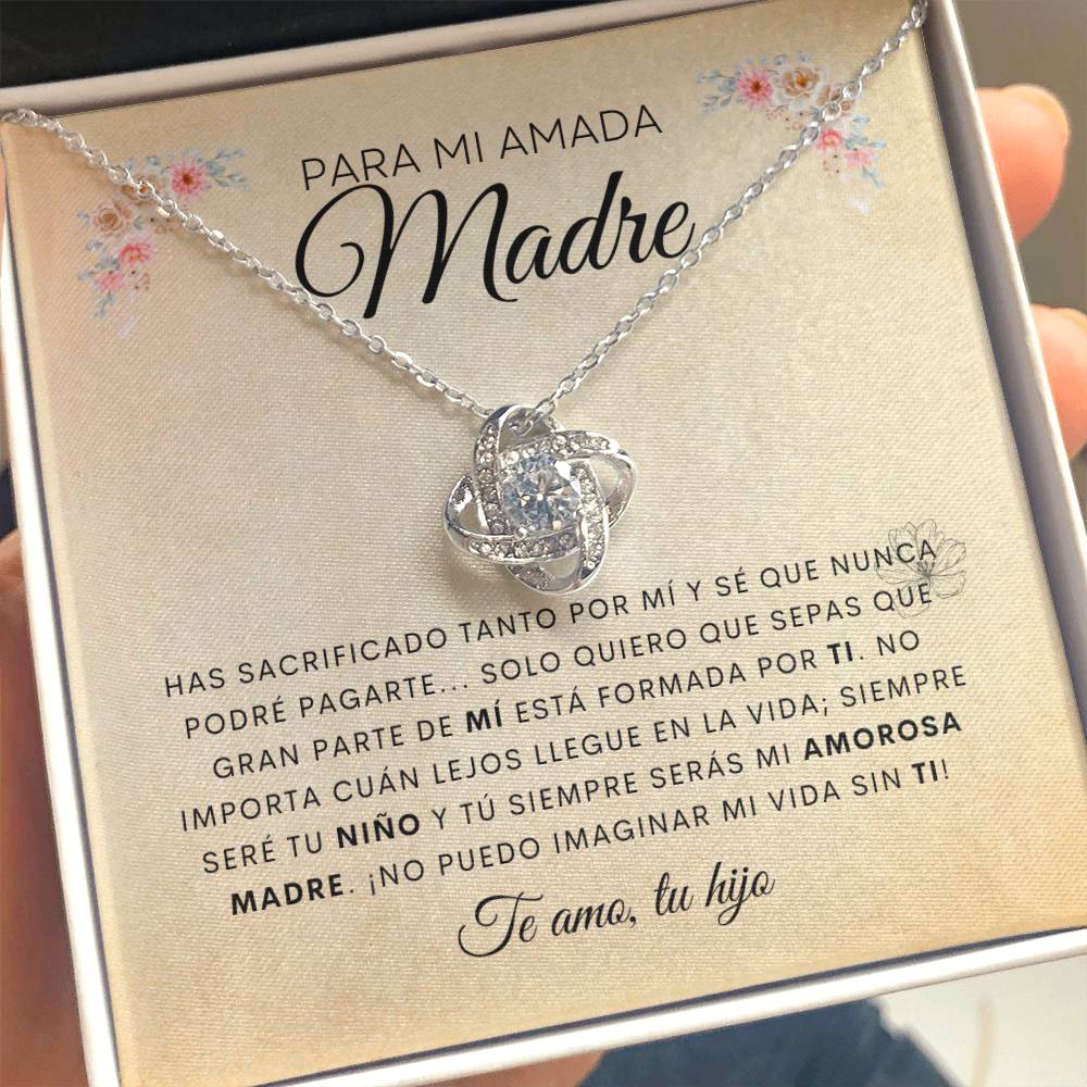 Para Mi Amada Madre | De Tu Hijo | Cadena Love Knot