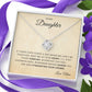 To My Daughter |  Love Knot Necklace | In your Heart | From Mom