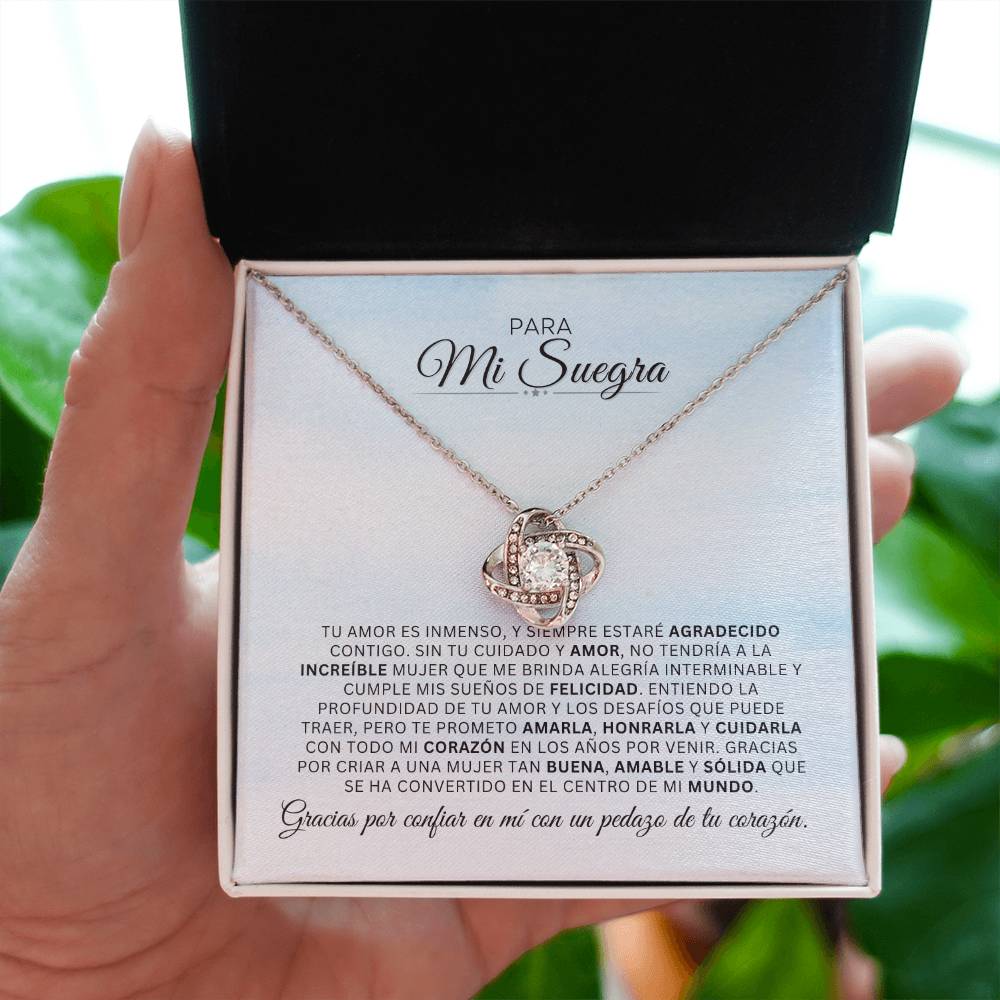 Para mi Suegra | AGRADECIDO | Cadena Love Knot