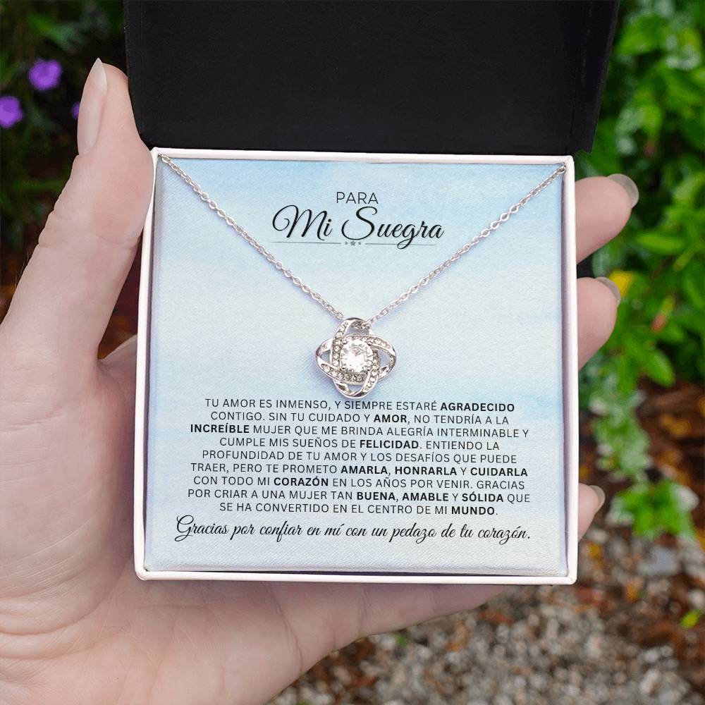 Para mi Suegra | AGRADECIDO | Cadena Love Knot
