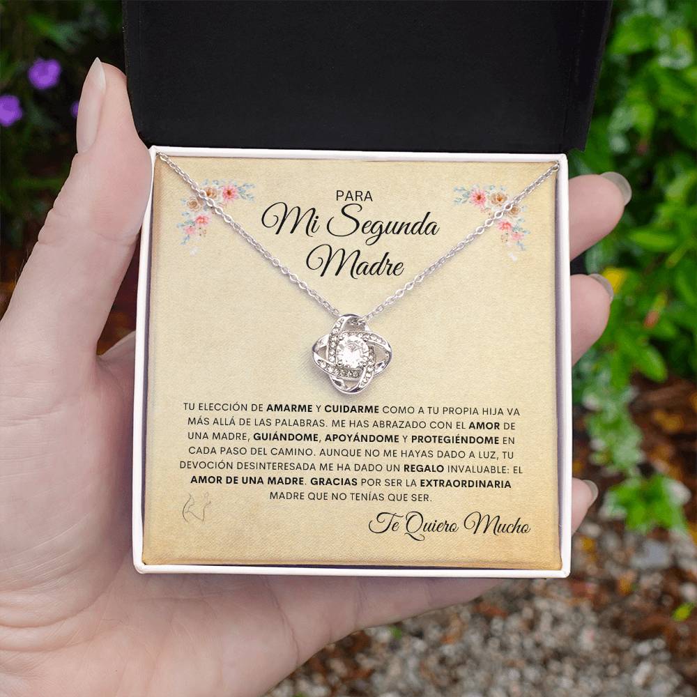 Para Mi Segunda Madre | De Tu Hija | Cadena Love Knot