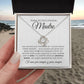 Para mi Estupenda Madre | De Tu Hijo | Cadena Love Knot