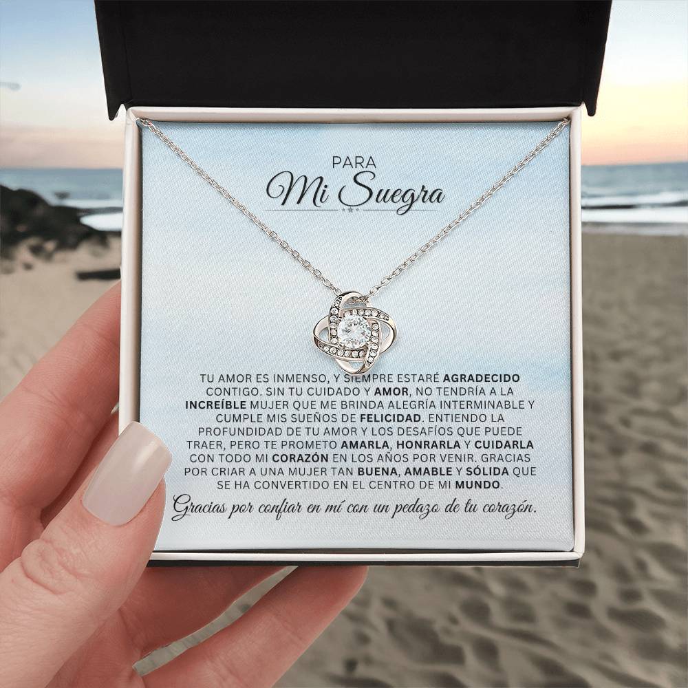 Para mi Suegra | AGRADECIDO | Cadena Love Knot